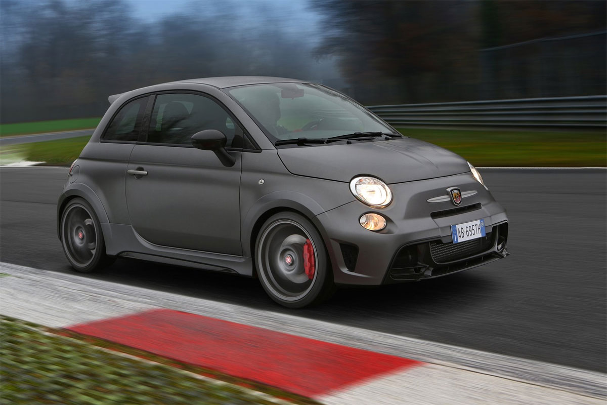 Abarth 695 BiPosto Fußmatte Riffelblech Beifahrer