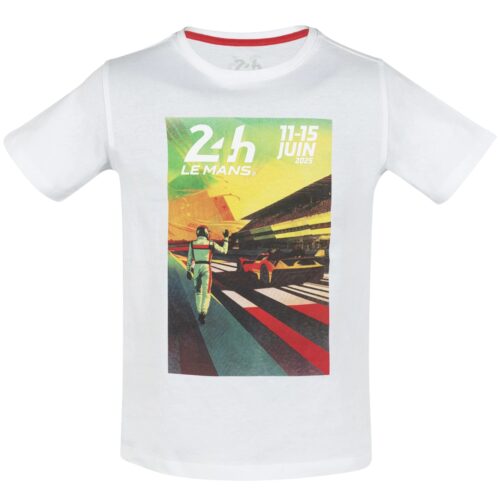24h-Rennen Le Mans Kinder T-Shirt Poster