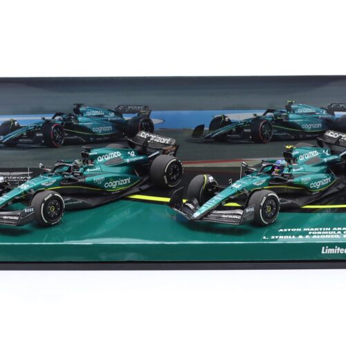 Aston Martin Cognizant F1 Team 2023 AMR23 Alonso / Stroll Doppel-Set Limitierte Edition 1:43
