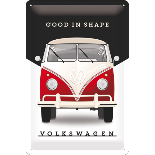 Blechschild VW - Good In Shape 20x30cm