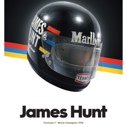 James Hunt - Helm - 1976 - Poster