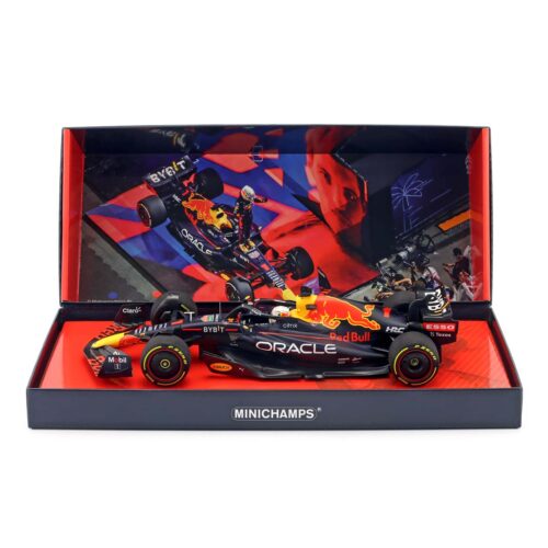 Max Verstappen Oracle Red Bull Racing RB18 Formel 1 Sieger Saudi-Arabien GP 2022 Limitierte Edition 1:18