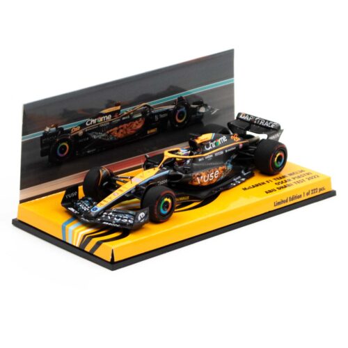 Oscar Piastri McLaren F1 Team MCL36 Formel 1 Testfahrt Abu Dhabi 2022 Limitierte Edition 1:43