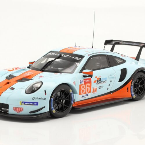 Porsche 911 (991) RSR Gulf #86 24h LeMans 2018 1:18