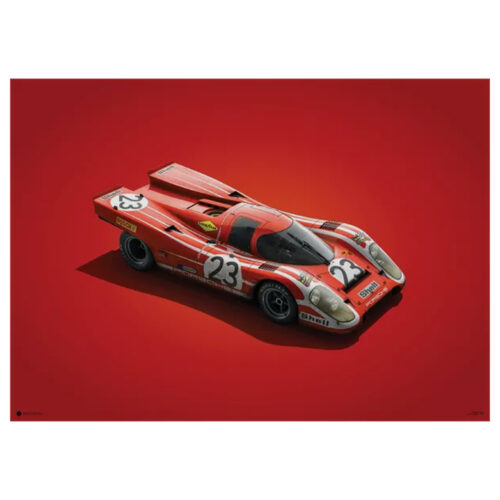 Poster Porsche 917 - Salzburg - 24h Le Mans - 1970 - Colors of Speed