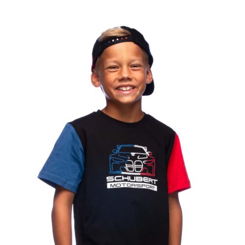 Schubert Motorsport Kinder T-Shirt Champion schwarz